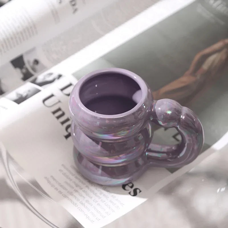 Tazza paffuta in ceramica da 420 ml
