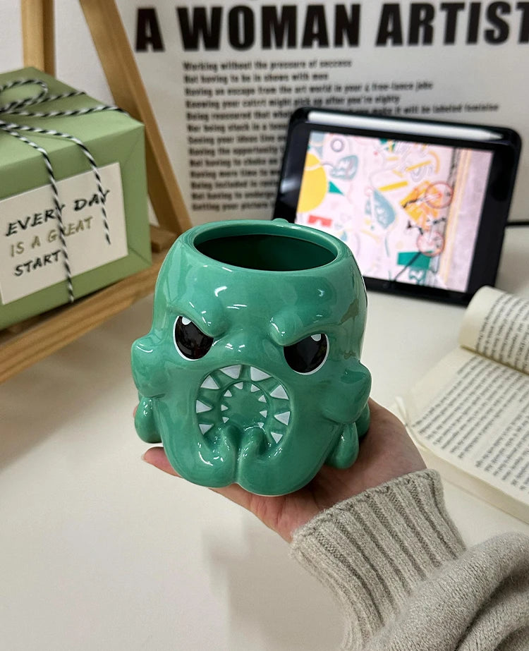 Angry Cthulhu tazza in ceramica
