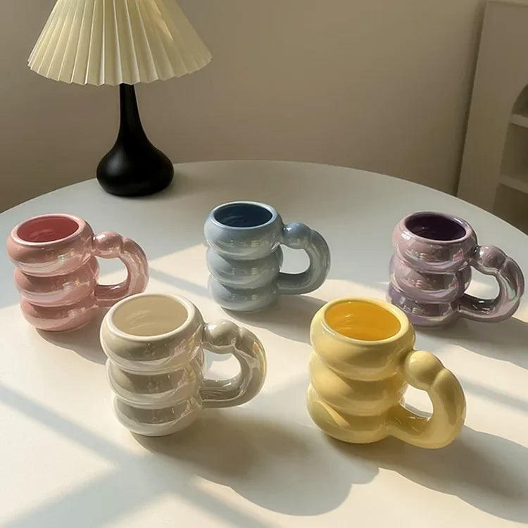 Tazza paffuta in ceramica da 420 ml