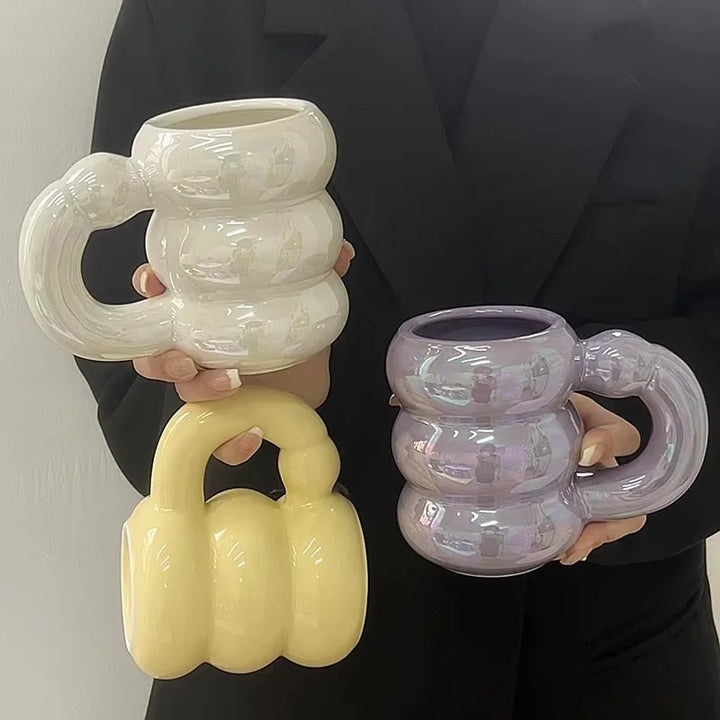 Tazza paffuta in ceramica da 420 ml
