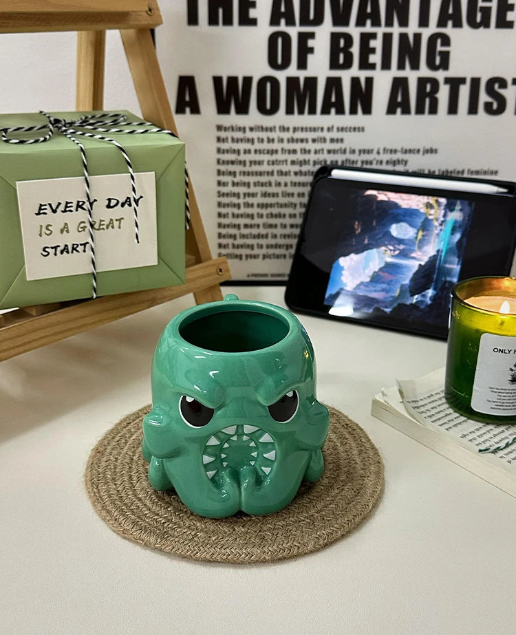 Angry Cthulhu tazza in ceramica