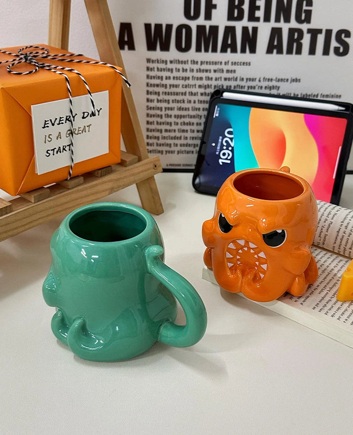Angry Cthulhu tazza in ceramica