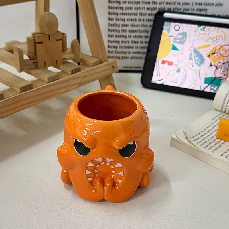 Angry Cthulhu tazza in ceramica
