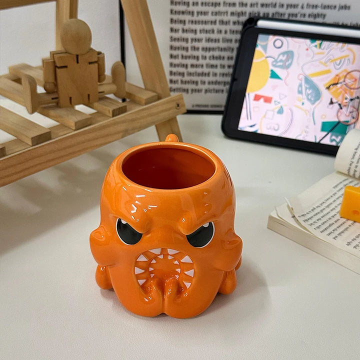 Angry Cthulhu tazza in ceramica