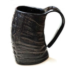 Calda tazza in corno vichingo con manico in corno