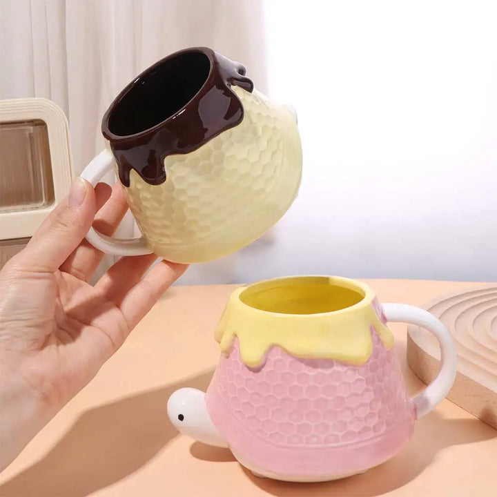 Tazza in ceramica Tartaruga Miele
