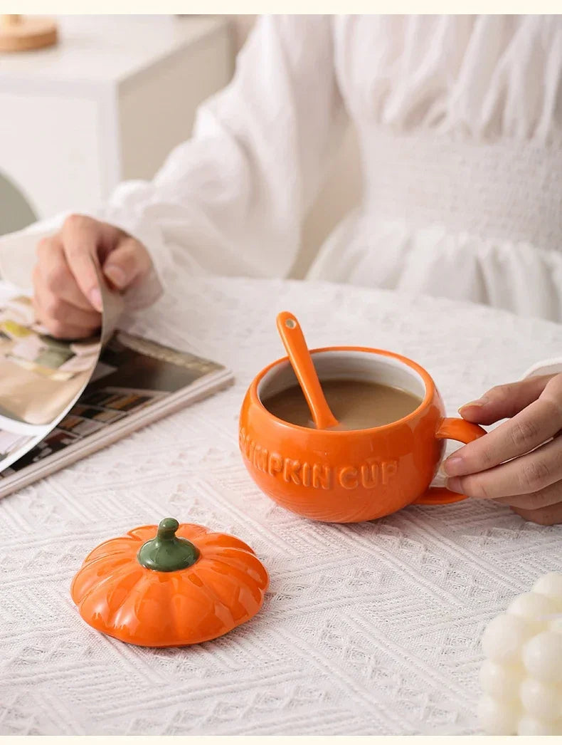 Tazza di zucca in ceramica