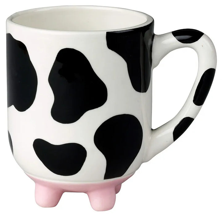 Tazza in ceramica per mucche con piedini antiscivolo