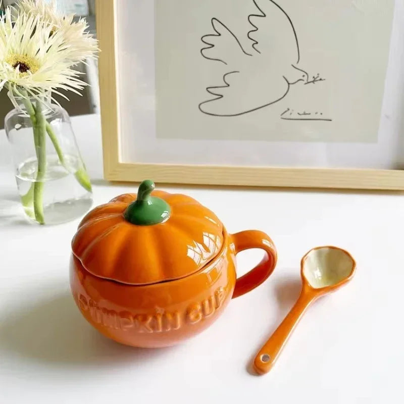 Tazza di zucca in ceramica