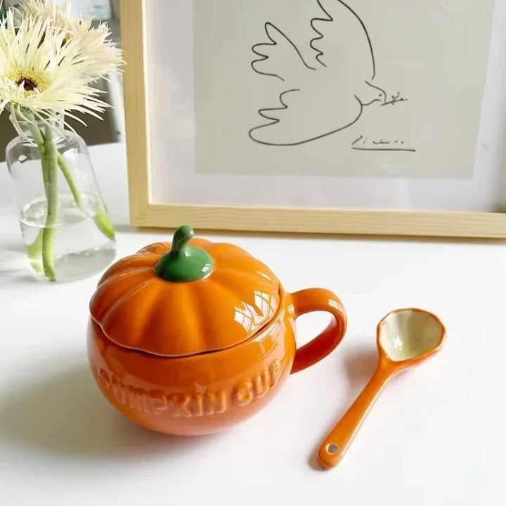 Tazza di zucca in ceramica