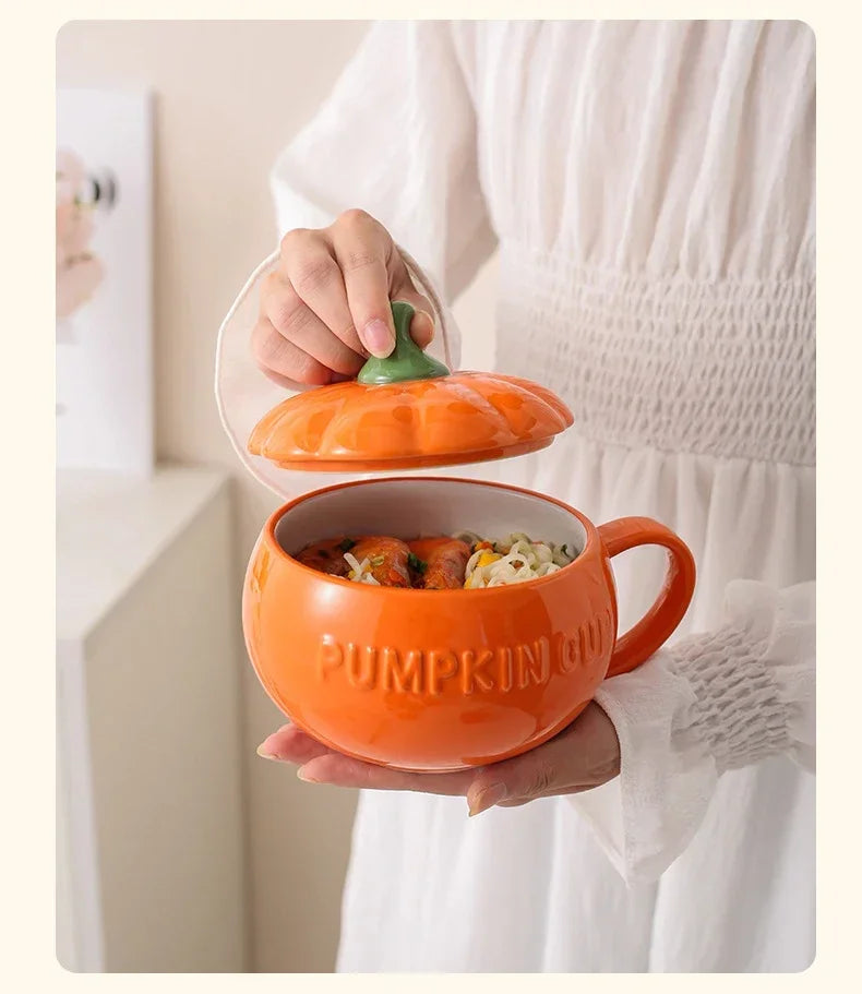 Tazza di zucca in ceramica