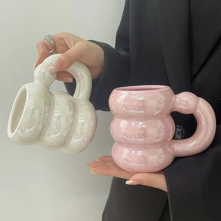 Tazza paffuta in ceramica da 420 ml