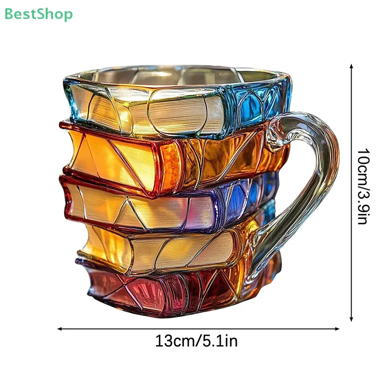 Tazza Libri dipinta da 11 once