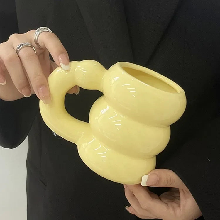 Tazza paffuta in ceramica da 420 ml
