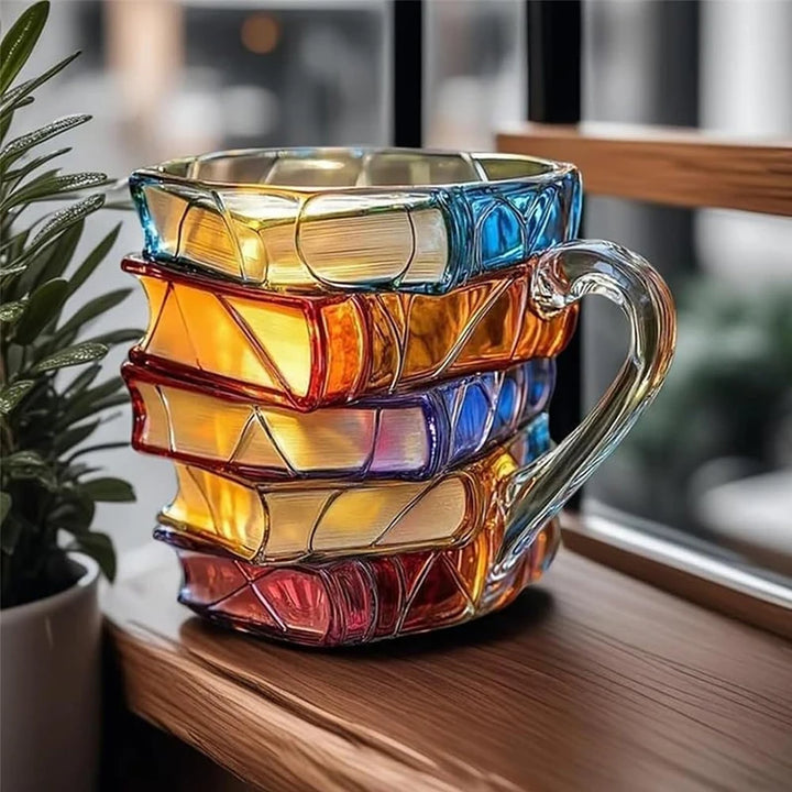 Tazza Libri dipinta