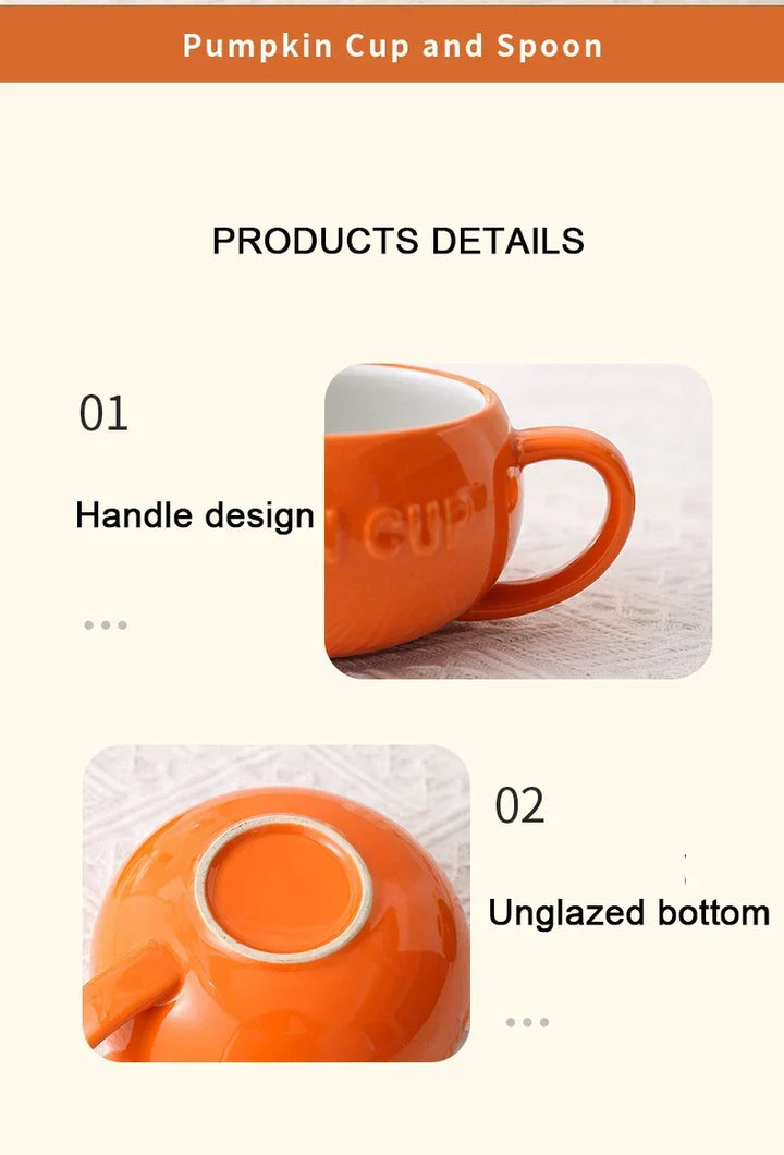 Tazza di zucca in ceramica