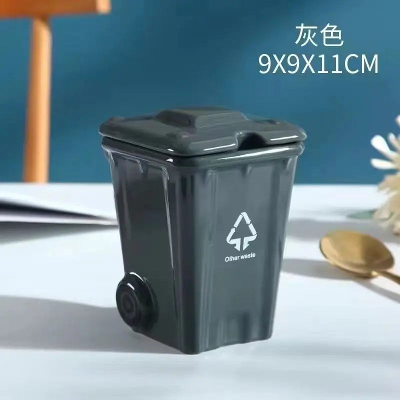 Pattumiera creativa tazza in ceramica
