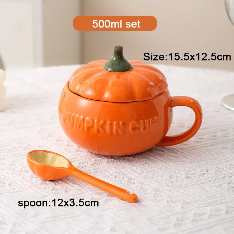Tazza di zucca in ceramica