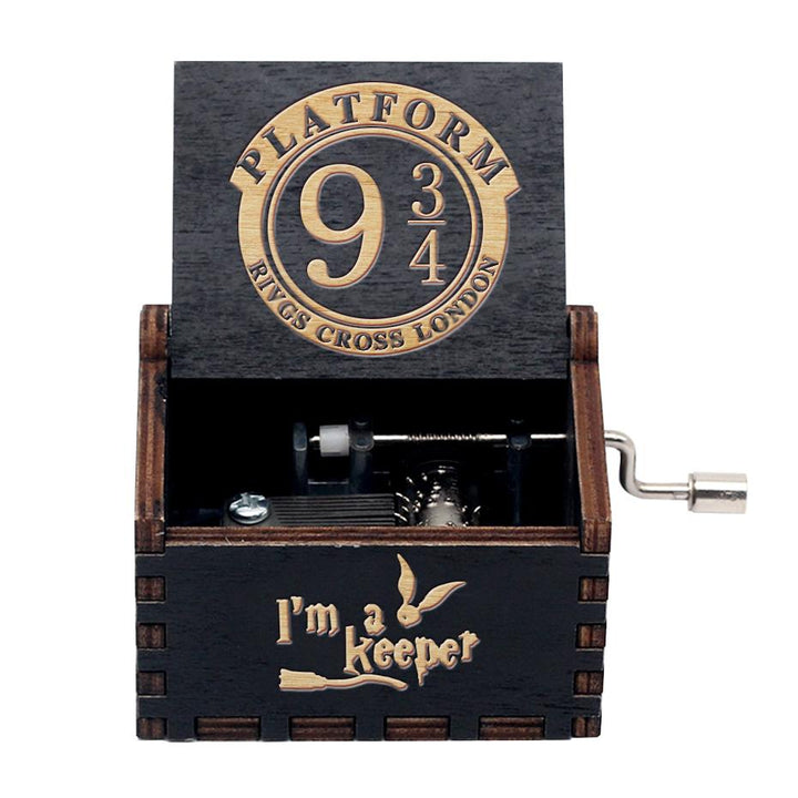Carillon in legno fatto a mano Jack Sparrow dai pirati dei Caraibi suona melodia Davy Jones Sailor Moon carillon regalo - Gufetto Brand 