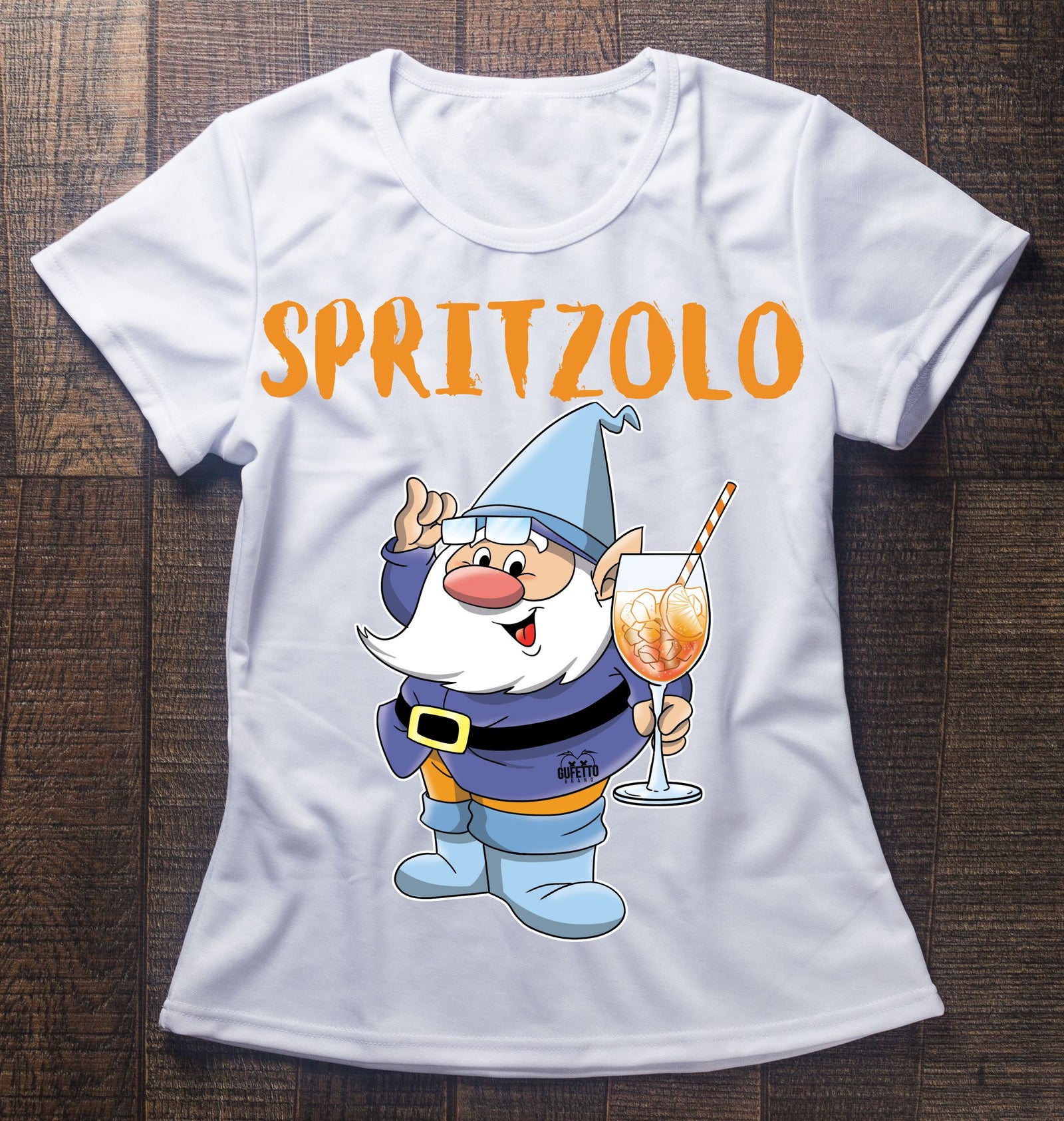 T-shirt bianca Donna SPRITZOLO Outlet - Gufetto Brand 