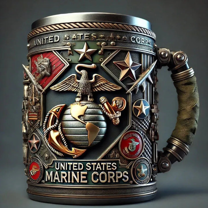 Tazza militare in resina 3D