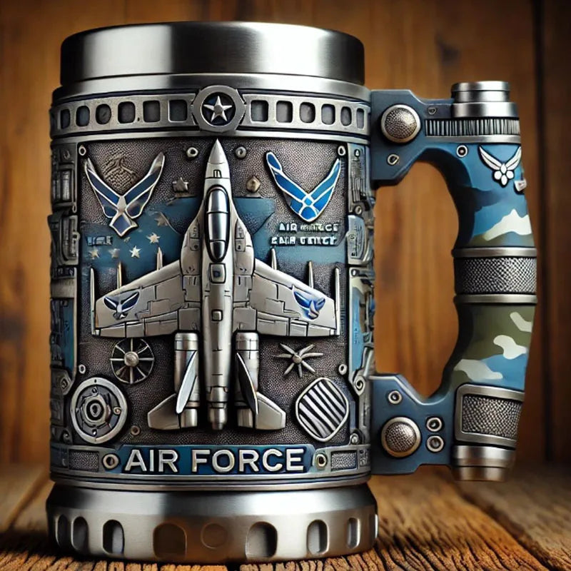 Tazza militare in resina 3D