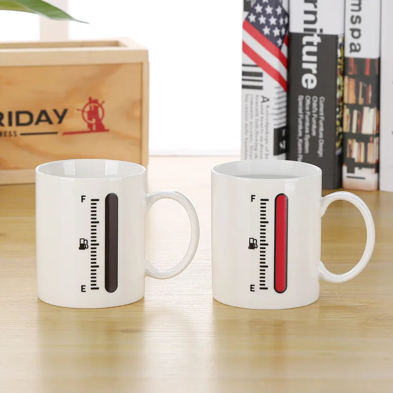 Batteria creativa tazza magica energia positiva cambia colore