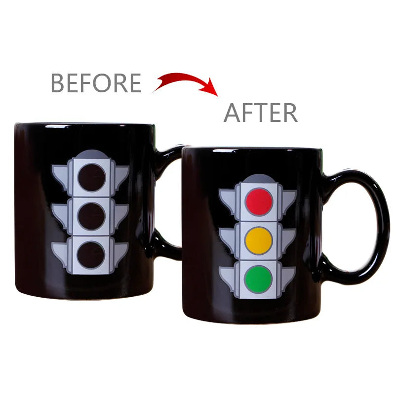 Batteria creativa tazza magica energia positiva cambia colore