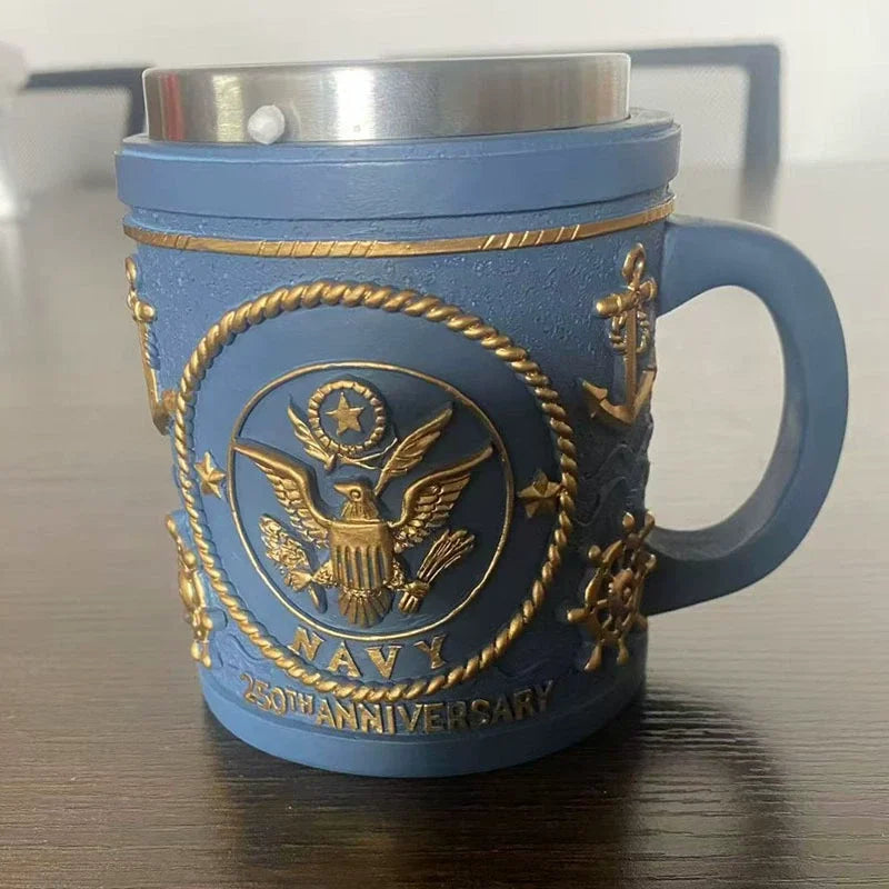 Tazza militare in resina 3D