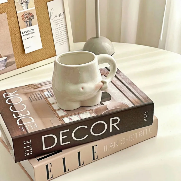Divertente tazza a forma di pancia
