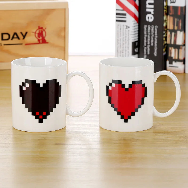 Batteria creativa tazza magica energia positiva cambia colore