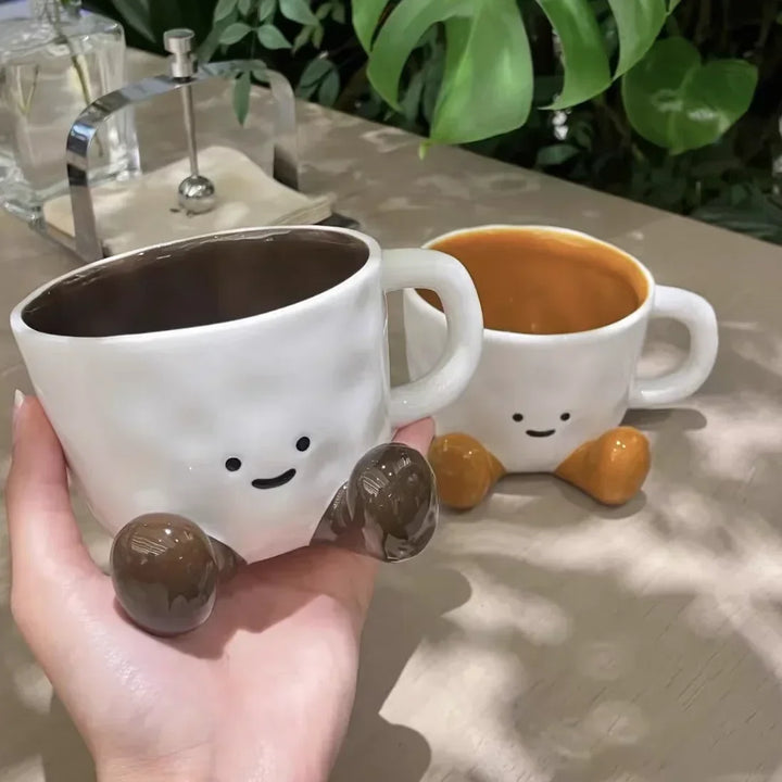 Coppia di cartoni animati Tazza in ceramica