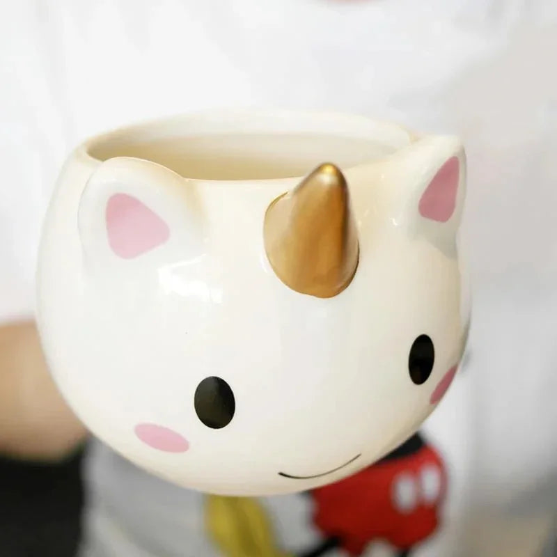 3D Divertente Tazza di Caffè Per Bambini Ragazza Unicorno