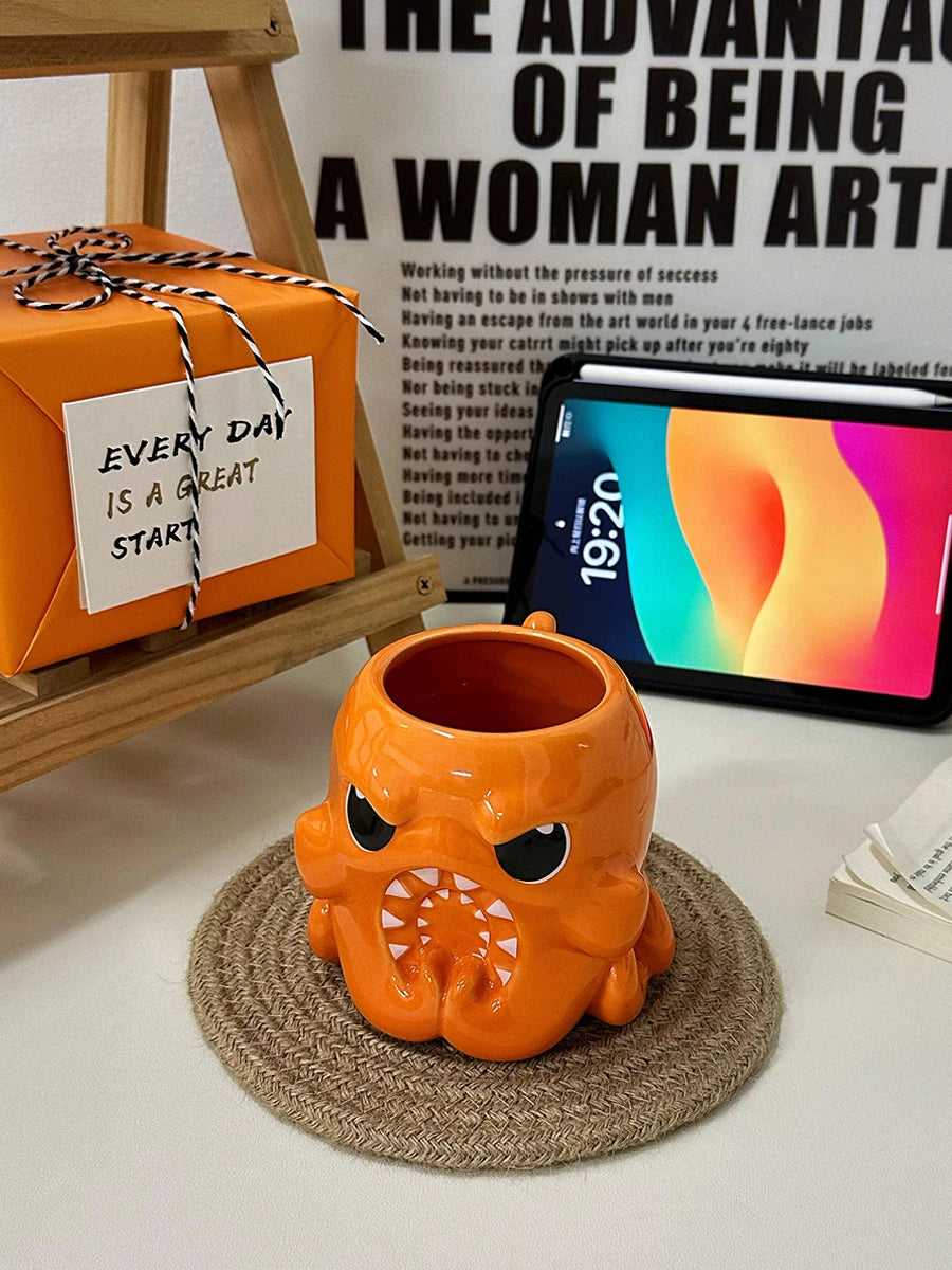 Angry Cthulhu tazza in ceramica
