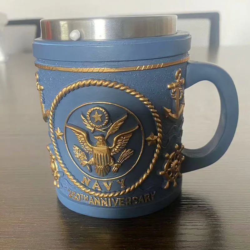 Tazza militare in resina 3D