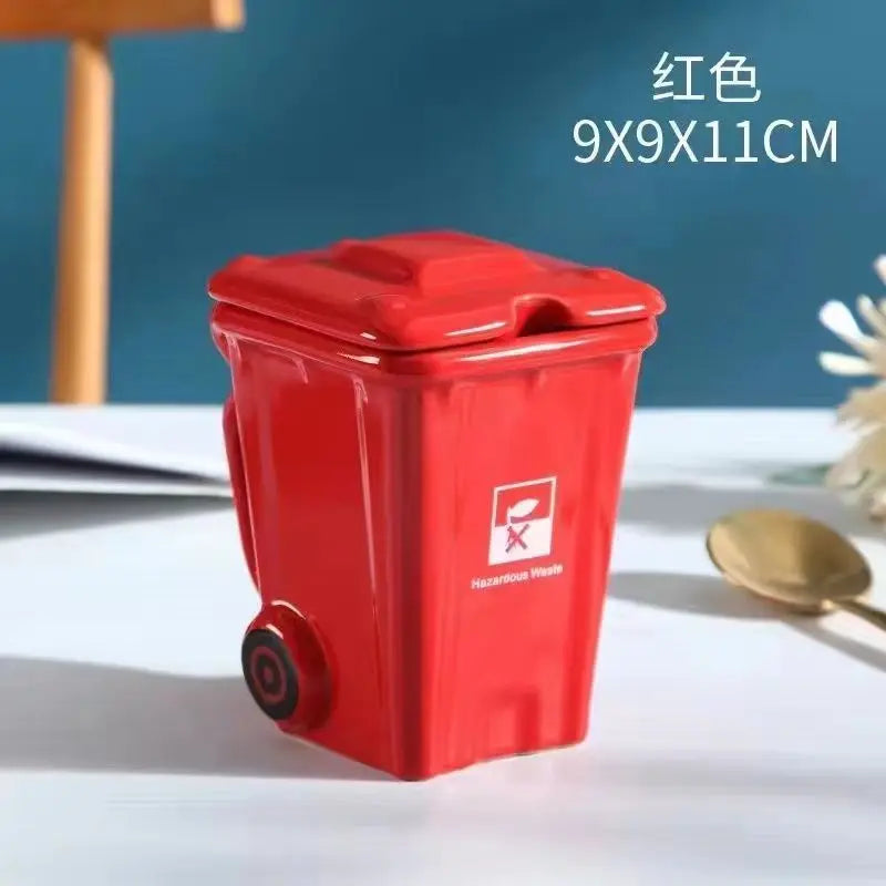 Pattumiera creativa tazza in ceramica