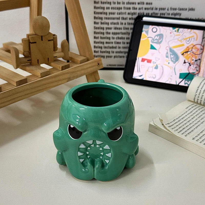 Angry Cthulhu tazza in ceramica