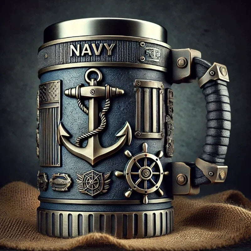 Tazza militare in resina 3D