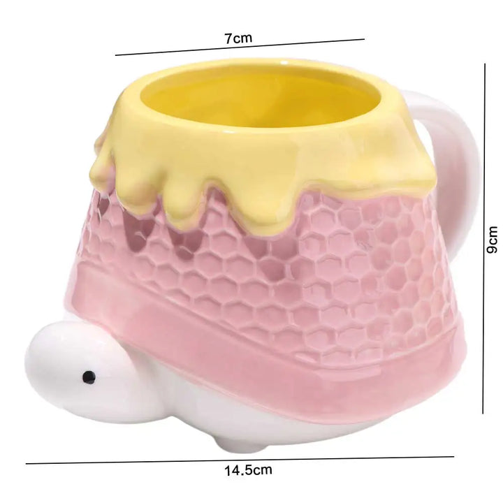 Tazza in ceramica Tartaruga Miele
