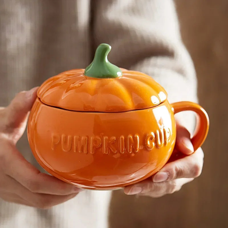 Tazza di zucca in ceramica