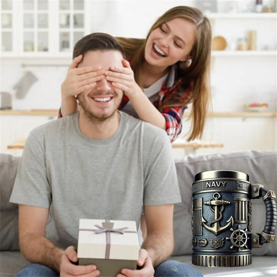 Tazza militare 3D Artigianato in resina Tazza militare 3D