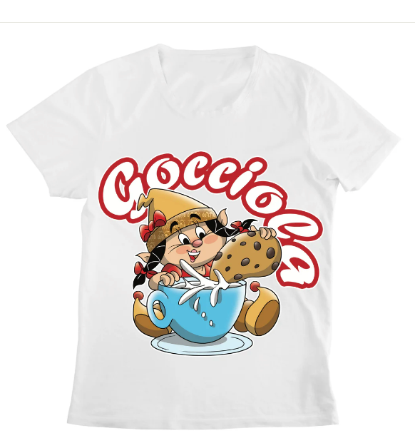 T-shirt BIANCA DONNA GOCCIOLA Outlet - Gufetto Brand 