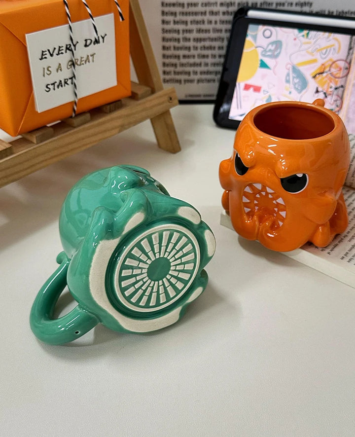 Angry Cthulhu tazza in ceramica