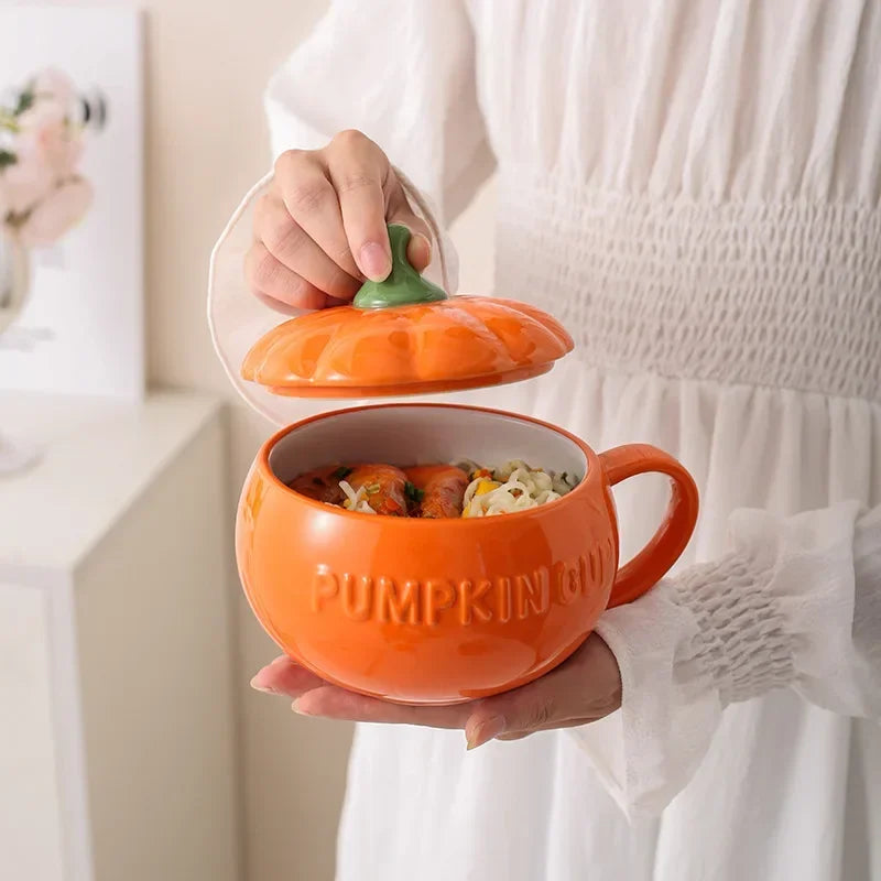 Tazza di zucca in ceramica