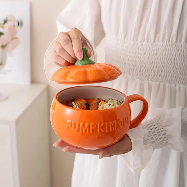 Tazza di zucca in ceramica