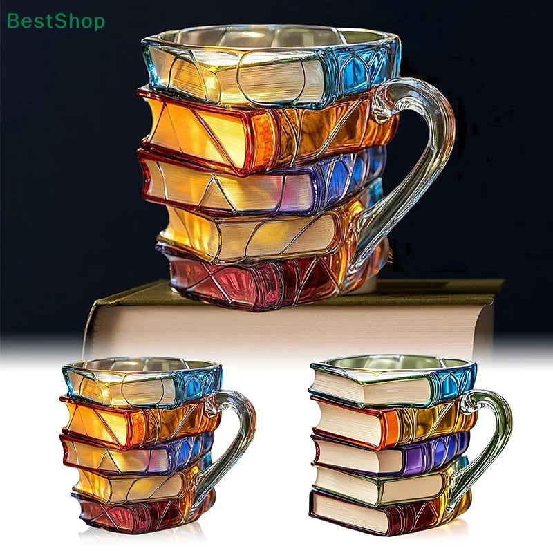 Tazza Libri dipinta da 11 once