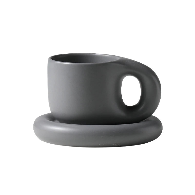 Tazza paffuta fatta a mano grassa da 400ml