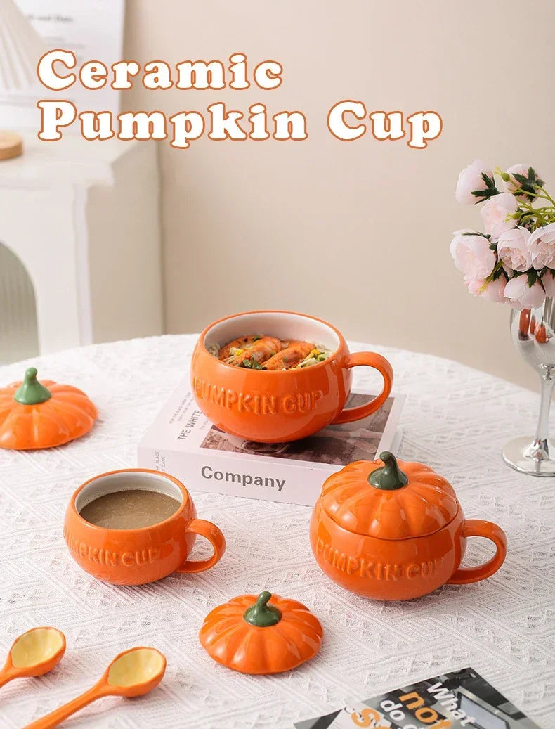 Tazza di zucca in ceramica