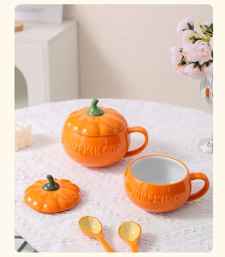 Tazza di zucca in ceramica
