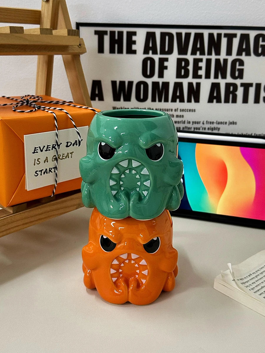 Angry Cthulhu tazza in ceramica